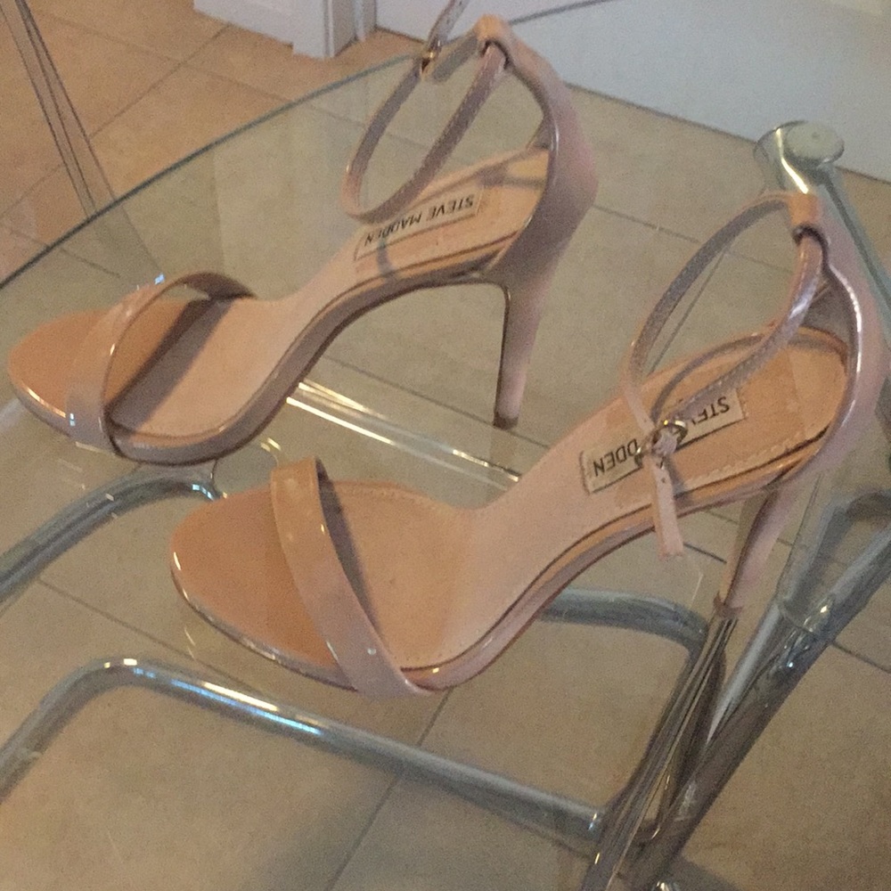 Steve Madden tan high heels sandals